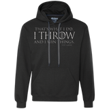 I Throw Premium Fleece Hoodie