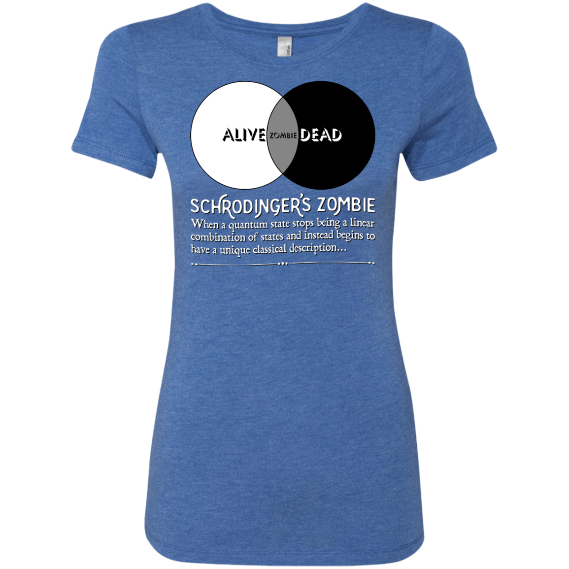 Schrödinger's Zombie Women's Triblend T-Shirt