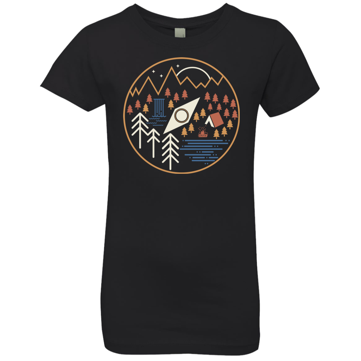 Discover Camping Girls Premium T-Shirt