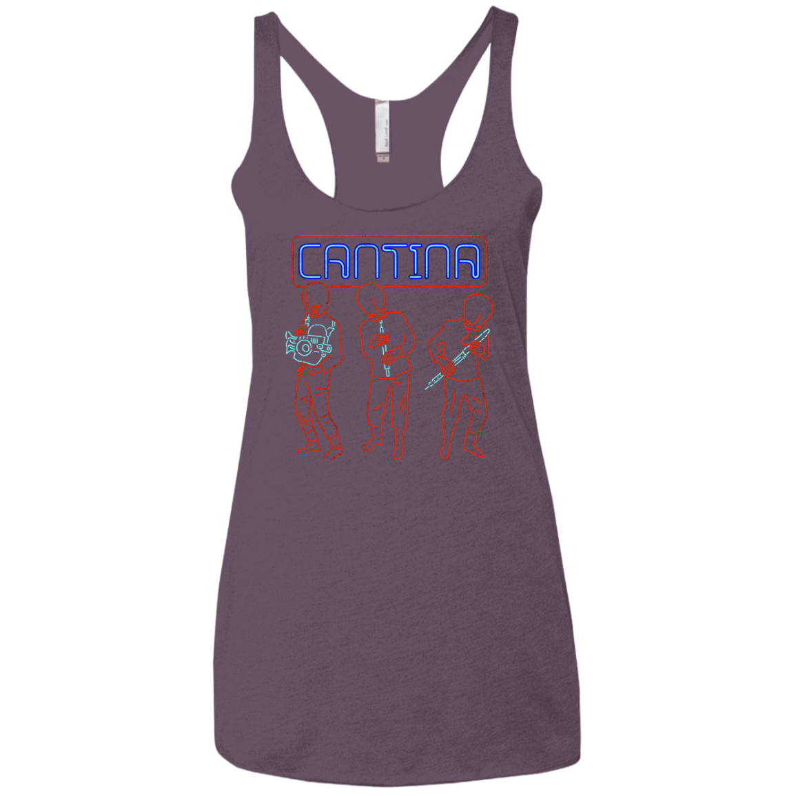 Cantina Bar Women's Triblend Racerback Tank