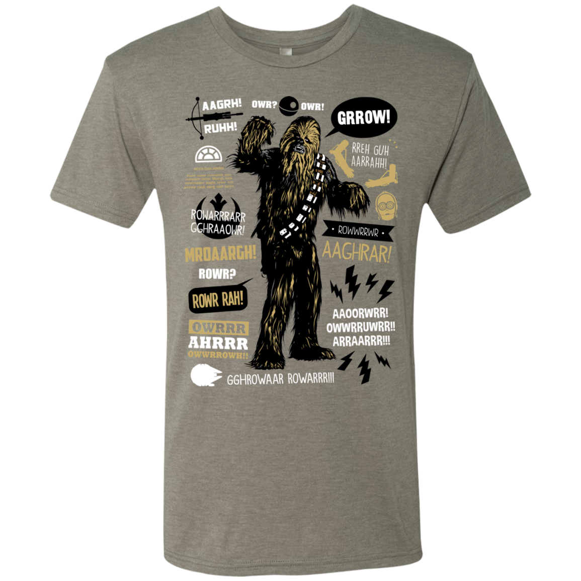 Wookie Famous Quotes Men's Triblend T-Shirt