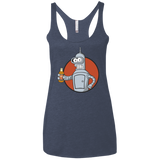 Vault bot Women's Triblend Racerback Tank