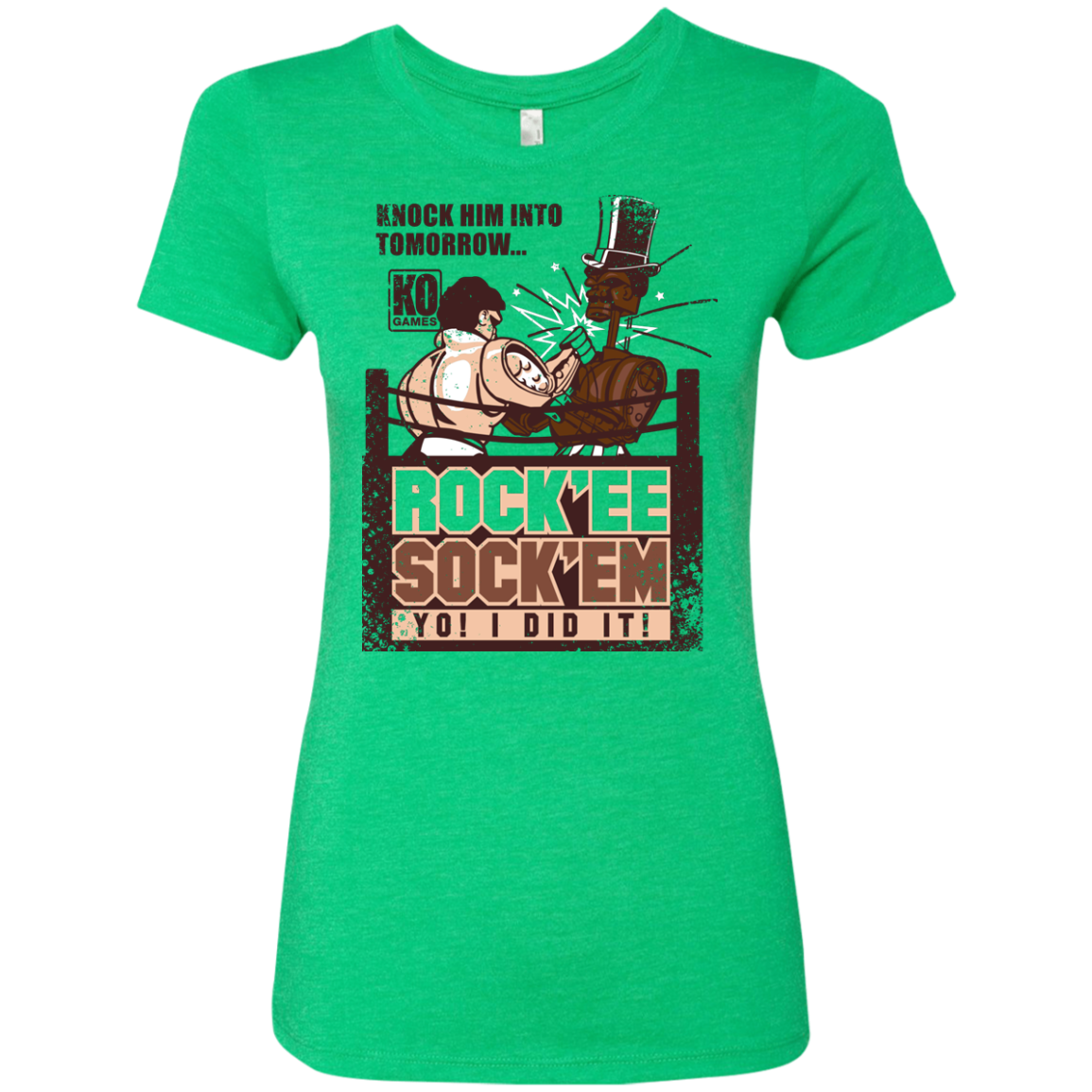 Rockee Sockem Women's Triblend T-Shirt