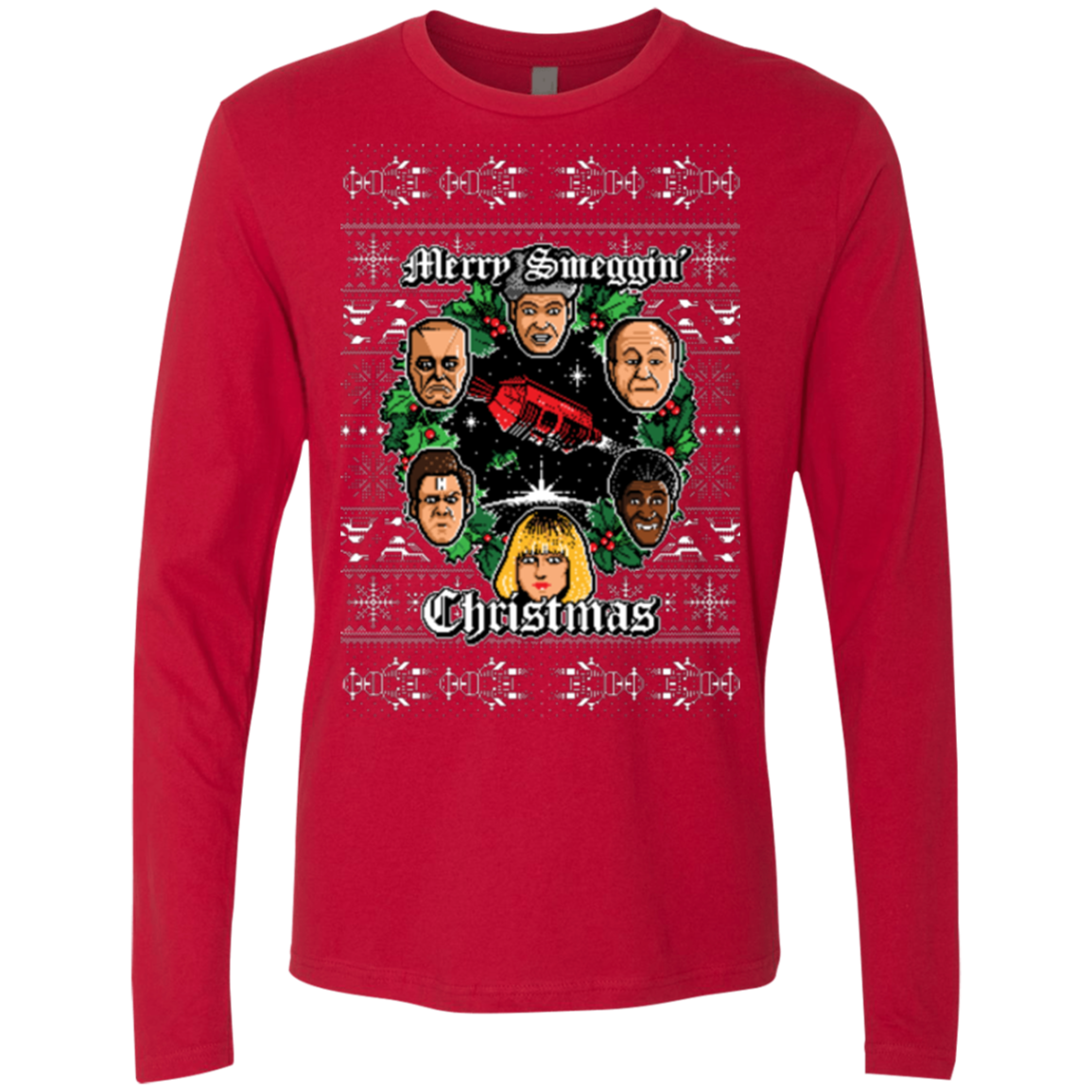 Merry Smeggin Christmas Men's Premium Long Sleeve