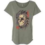 Oni Jason Mask Triblend Dolman Sleeve