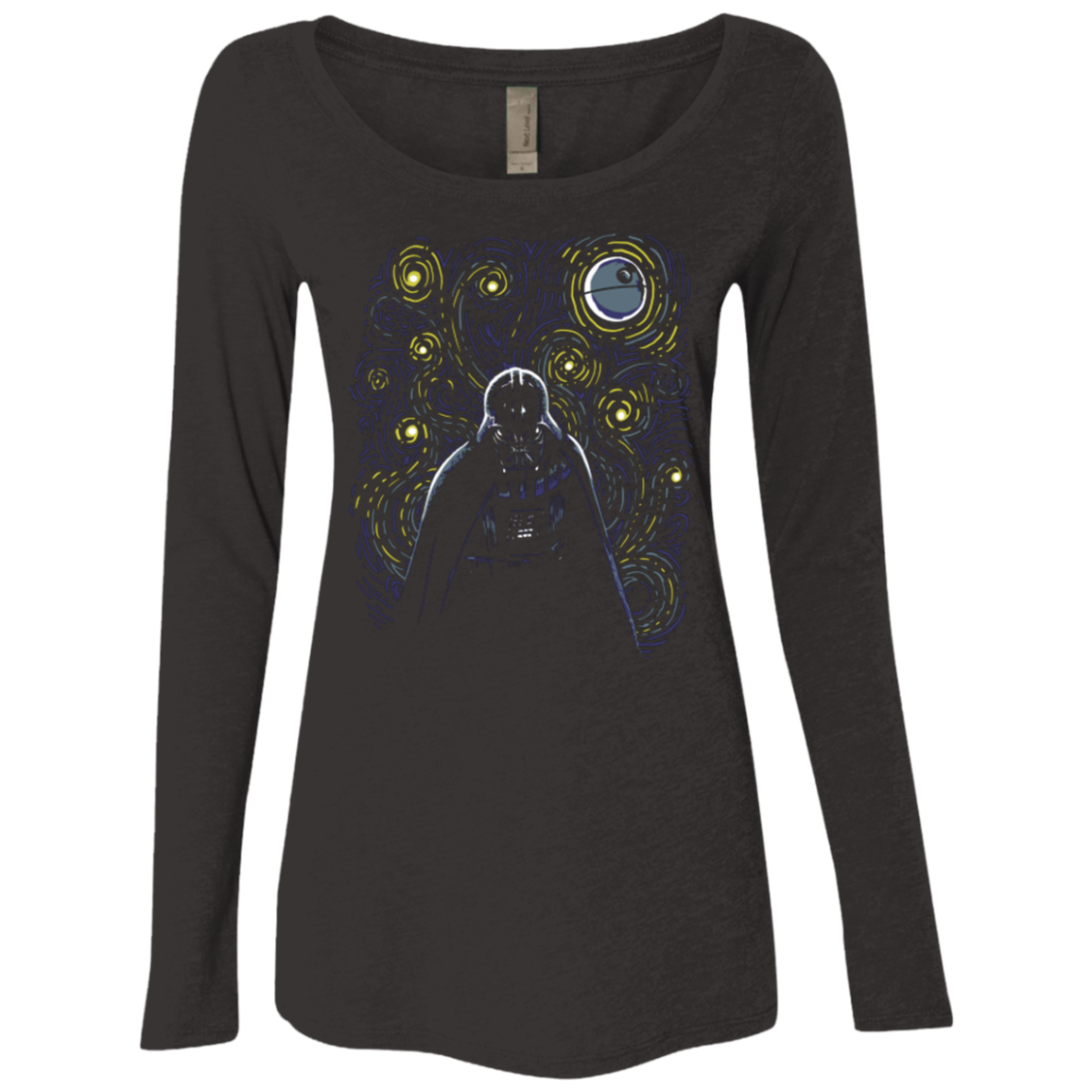 Starry Dark Side Women's Triblend Long Sleeve Shirt