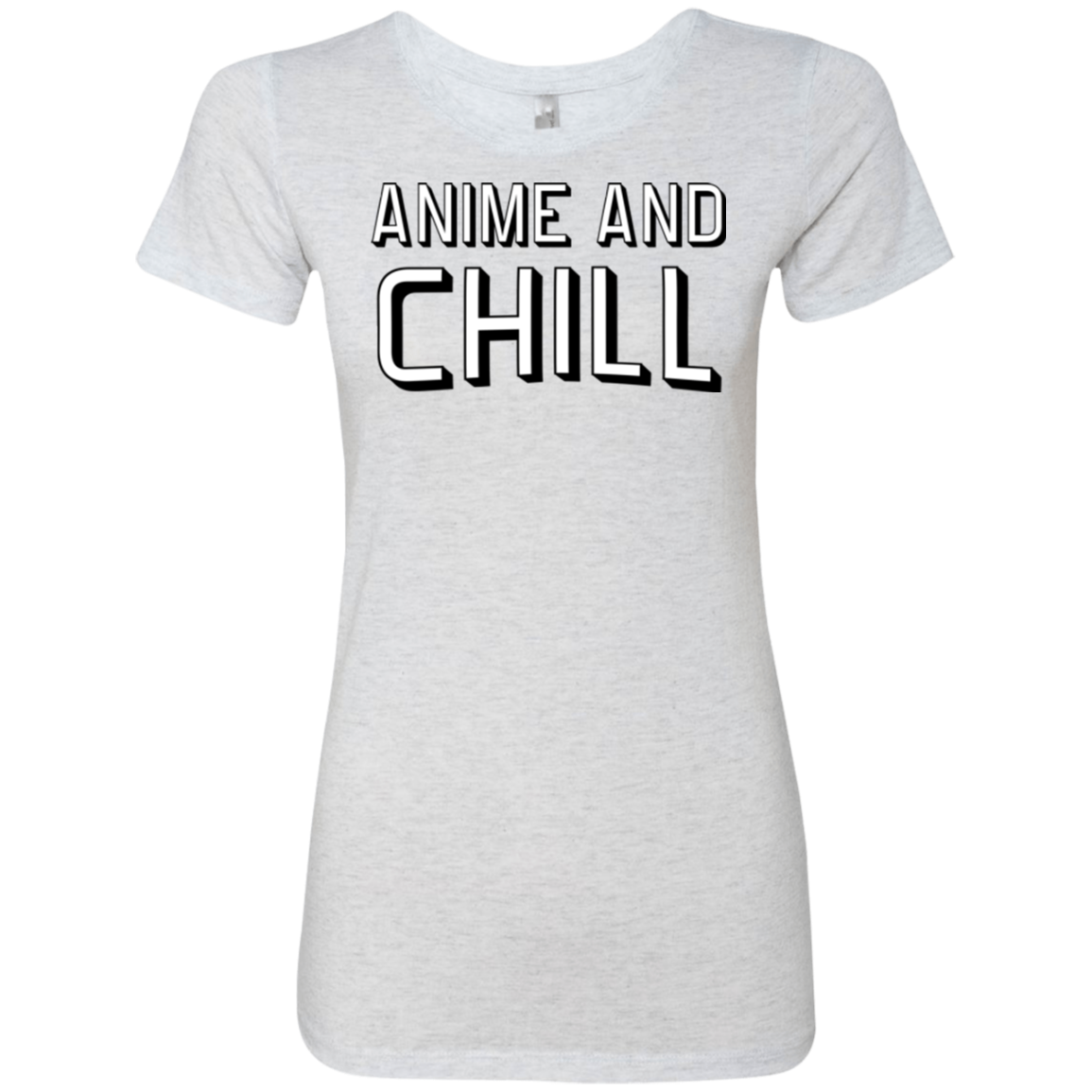 Anime and chill Women's Triblend T-Shirt