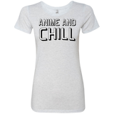 Anime and chill Women's Triblend T-Shirt