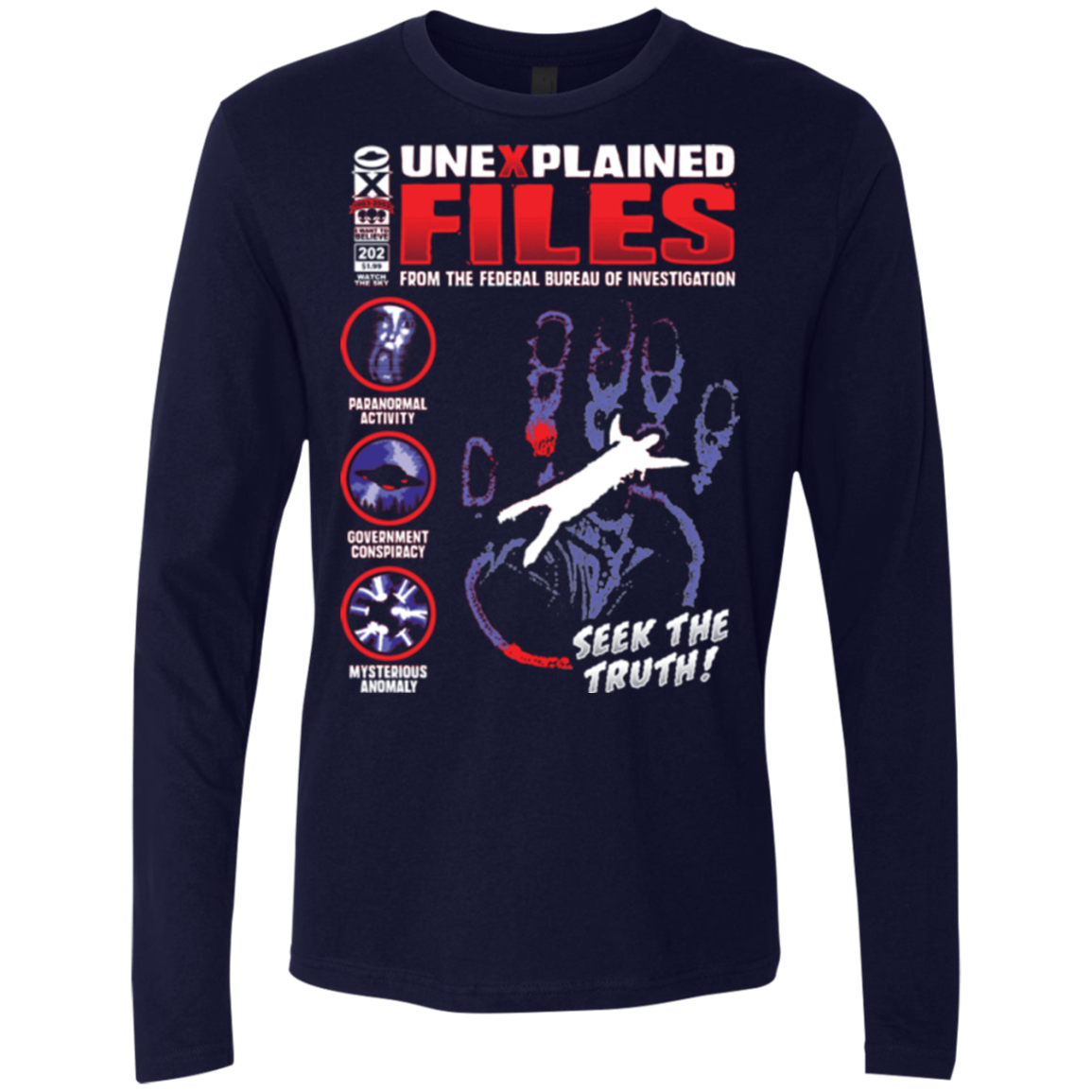 Unexplained Files Men's Premium Long Sleeve