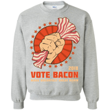 Vote Bacon In 2018 Crewneck Sweatshirt