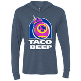 Taco Beep Triblend Long Sleeve Hoodie Tee