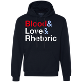Blood Love Rhetoric Premium Fleece Hoodie