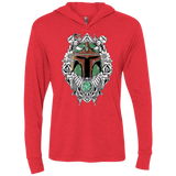 Mandalorian Warrior Triblend Long Sleeve Hoodie Tee