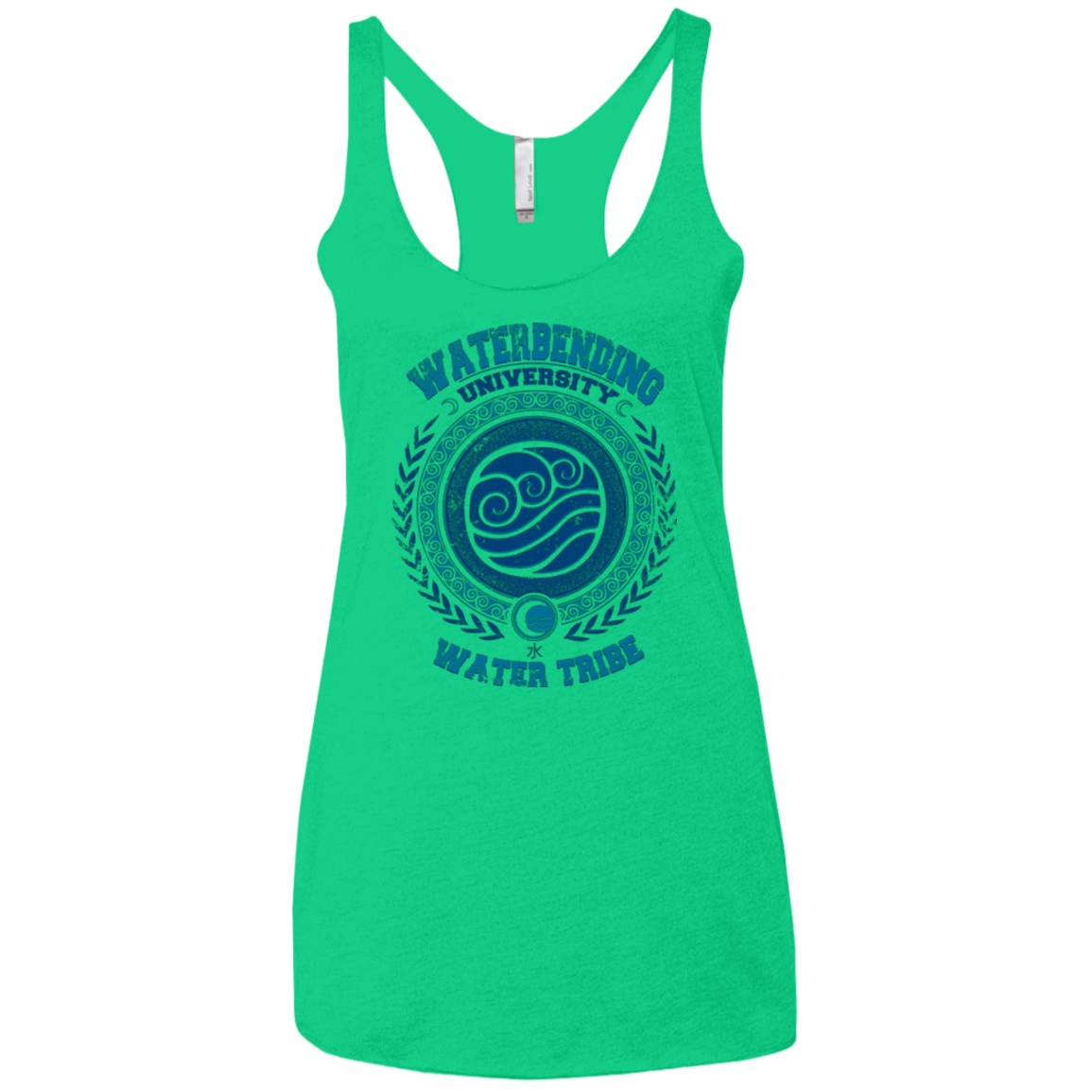 Waterbending University Women's Triblend Racerback Tank