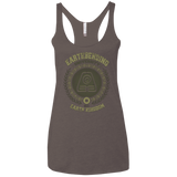 Earthbending university Women's Triblend Racerback Tank