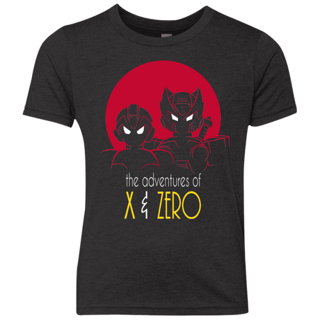 Adventures of X & Zero Youth Triblend T-Shirt