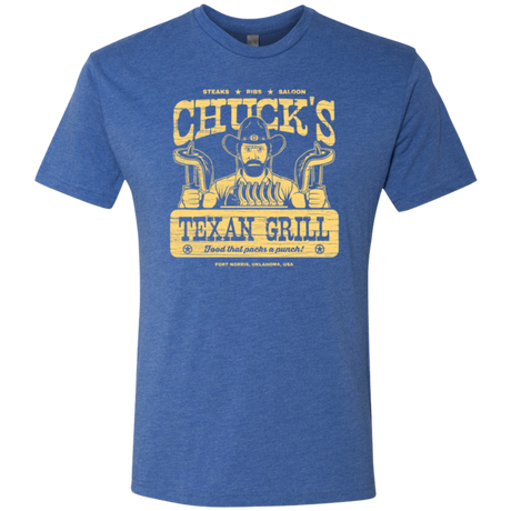 Chucks Texan Grill Men's Triblend T-Shirt