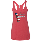 America Women's Triblend Racerback Tank