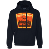 Volcanic Hiking Trails Premium Fleece Hoodie