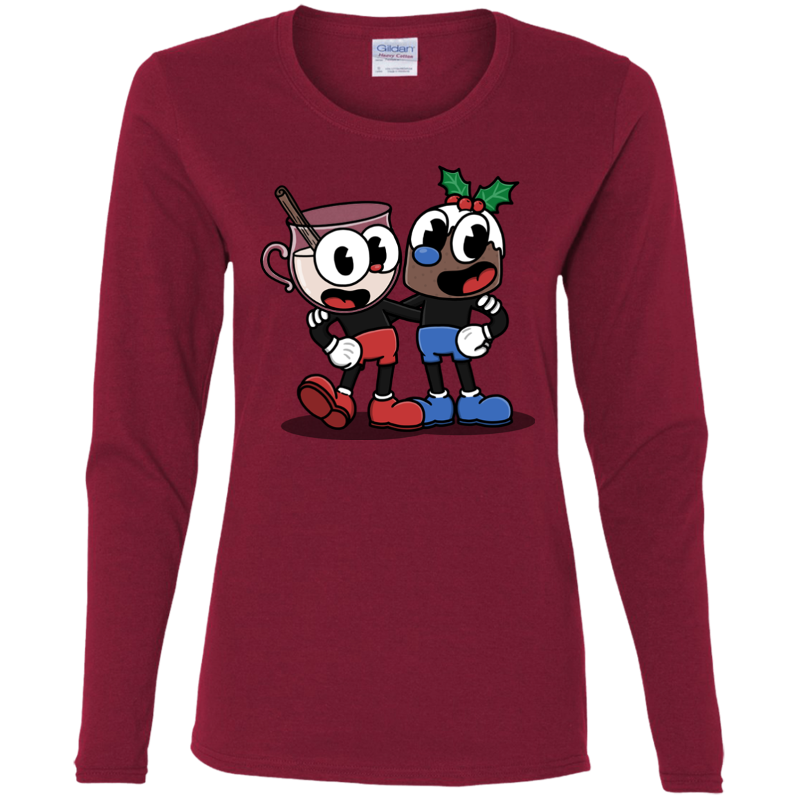 Eggnoghead and Puddingman Women's Long Sleeve T-Shirt