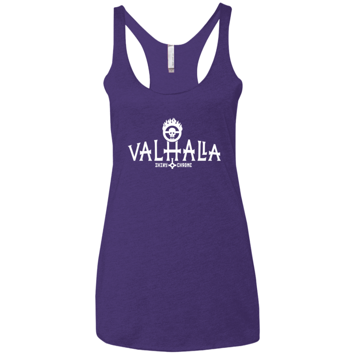 Valhalla Shiny & Chrome Women's Triblend Racerback Tank