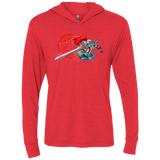 Thunder-hoooo Triblend Long Sleeve Hoodie Tee