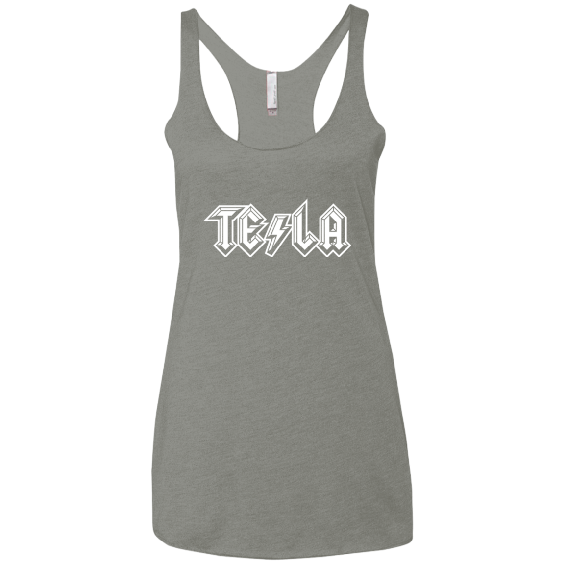 TESLA Women's Triblend Racerback Tank