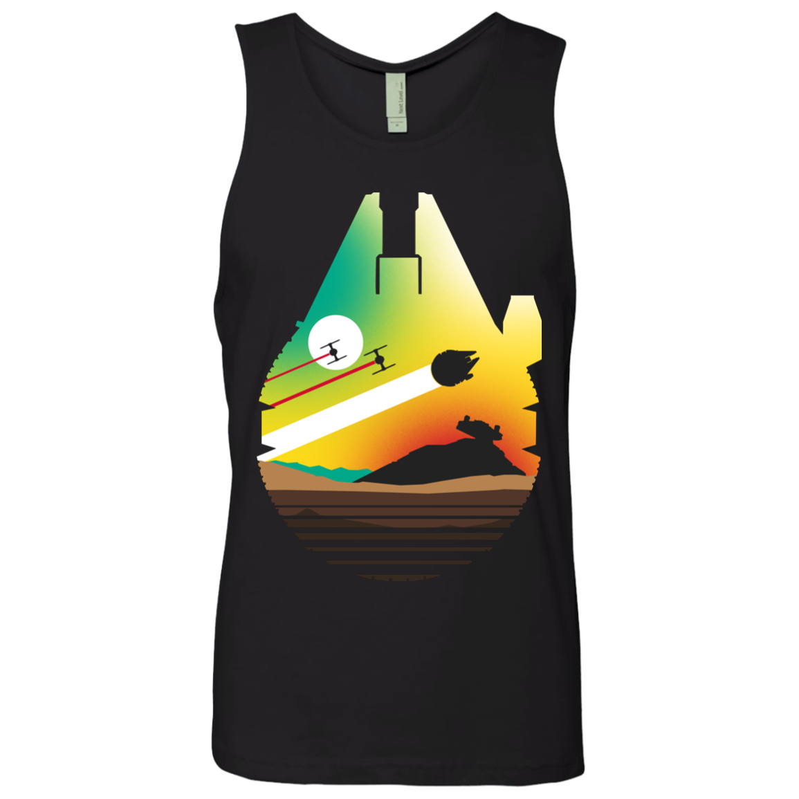 Escape from Desert Planet Men's Premium Tank Top