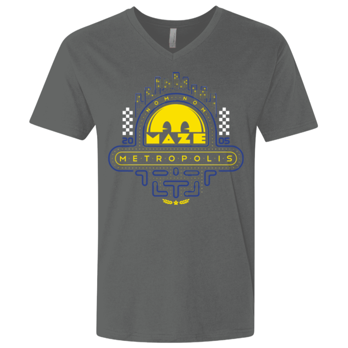 Maze Metropolis Men's Premium V-Neck