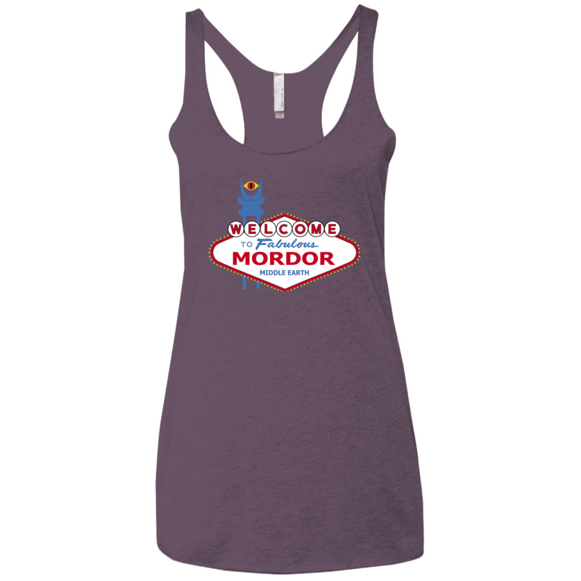 Viva Mordor Women's Triblend Racerback Tank