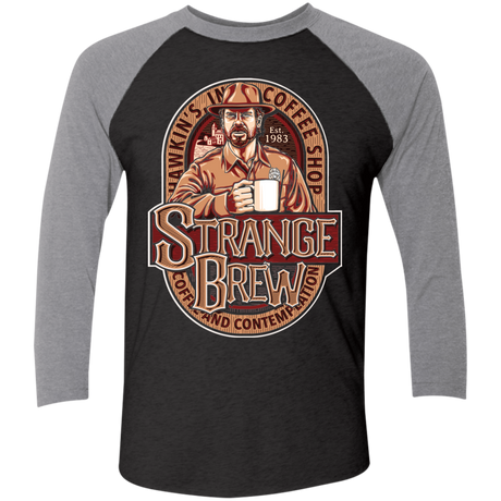 STRANGE BREW Men's Triblend 3/4 Sleeve