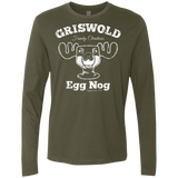 Griswold Christmas Egg Nog Men's Premium Long Sleeve