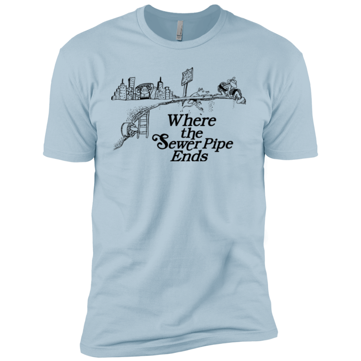 Where the Sewer Pipe Ends Boys Premium T-Shirt