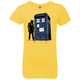 Exit Through Tardis Girls Premium T-Shirt