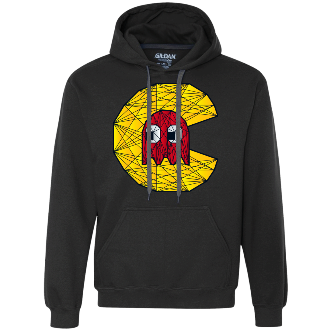 Poly Pac Man Premium Fleece Hoodie