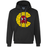 Poly Pac Man Premium Fleece Hoodie