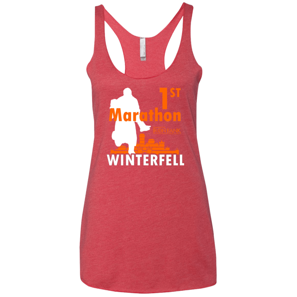 First marathon Women's Triblend Racerback Tank
