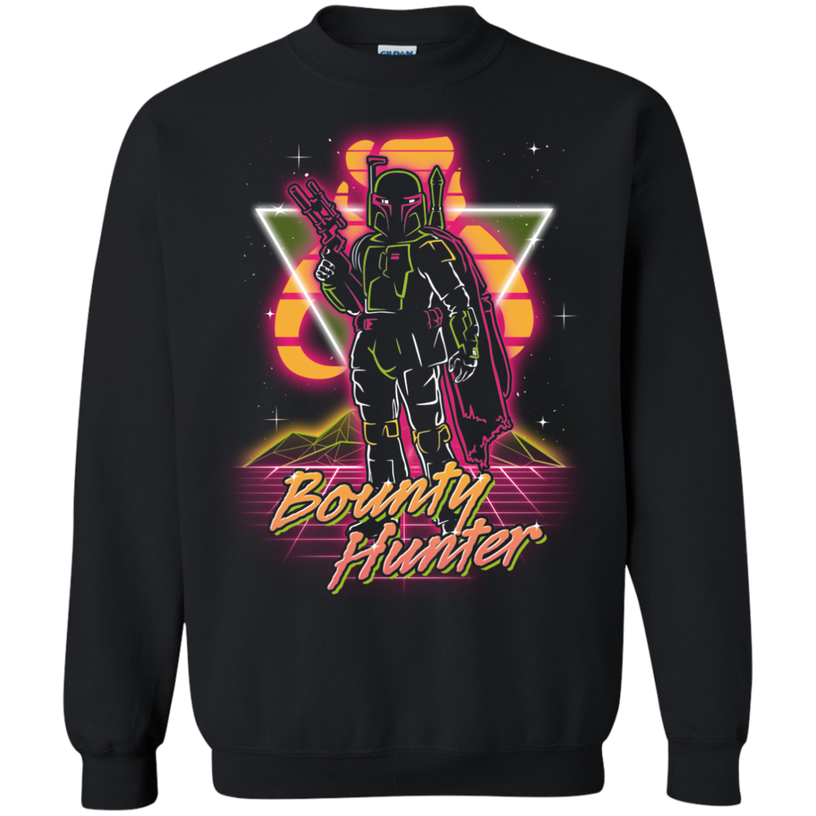 Retro Bounty Hunter Crewneck Sweatshirt