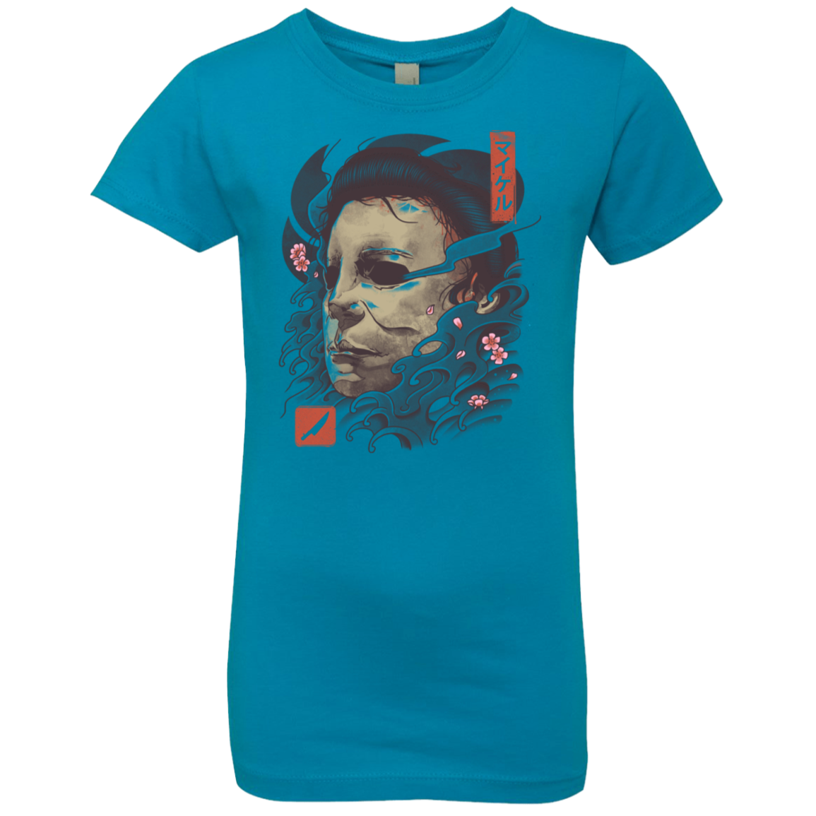 Oni Slasher Mask Girls Premium T-Shirt