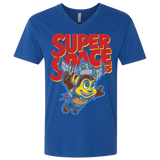 Super Space Bros Men's Premium V-Neck