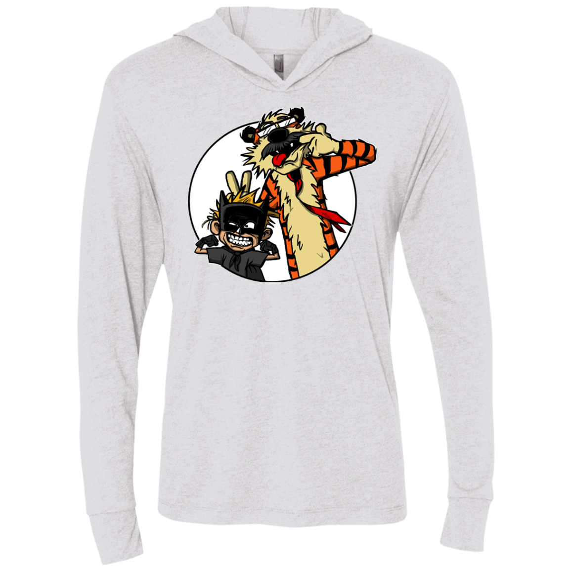 Gothams Finest Triblend Long Sleeve Hoodie Tee