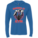 Rebel's Gym Triblend Long Sleeve Hoodie Tee
