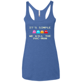 Pacmanok Women's Triblend Racerback Tank