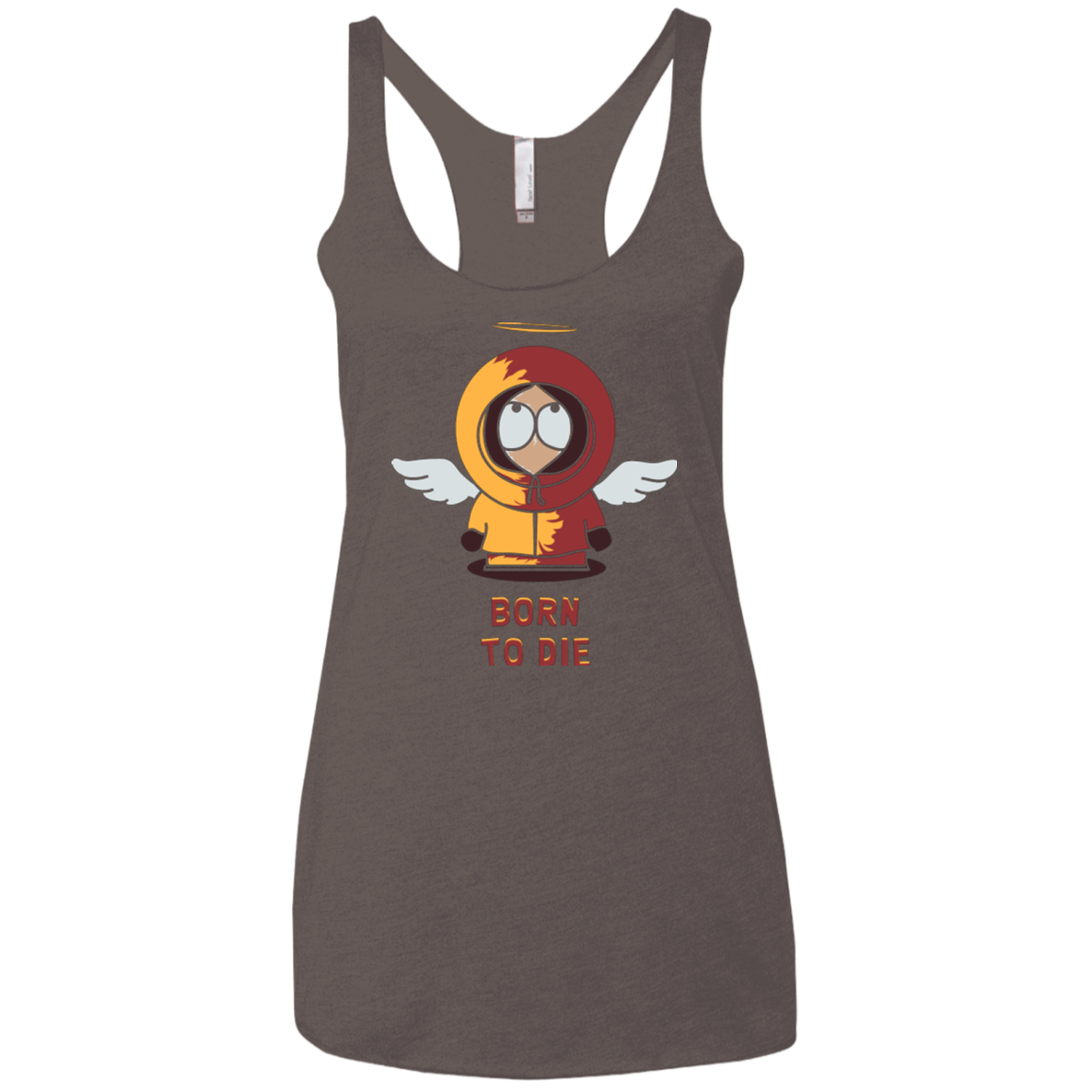 BORN TO DIE Women's Triblend Racerback Tank