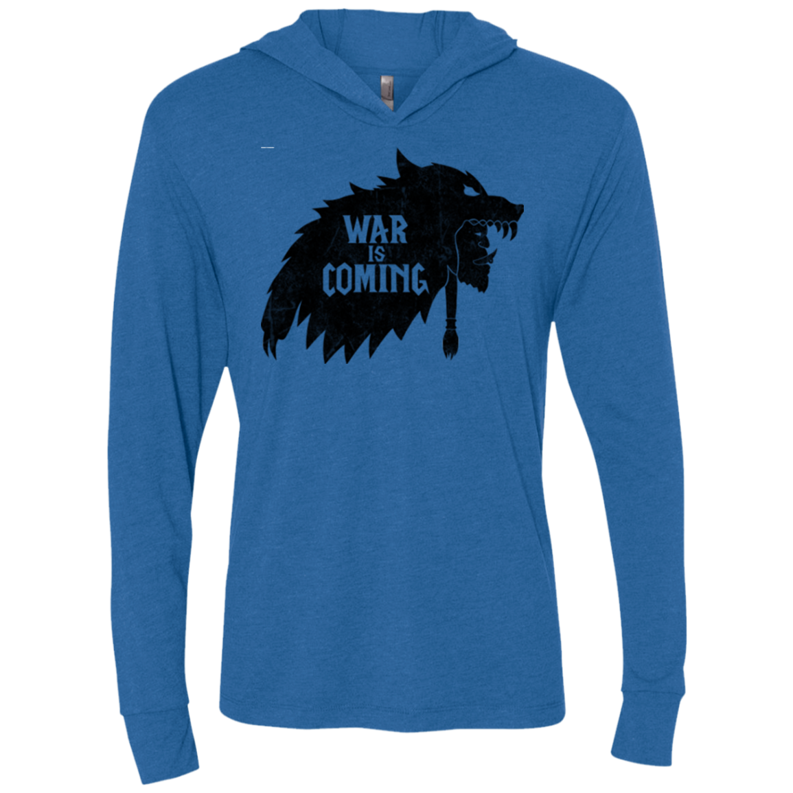 War is Coming Triblend Long Sleeve Hoodie Tee