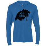 War is Coming Triblend Long Sleeve Hoodie Tee