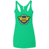 WONDER WOMAN Women's Triblend Racerback Tank