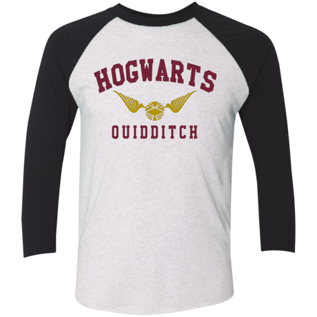 Hogwarts Quidditch Triblend 3/4 Sleeve