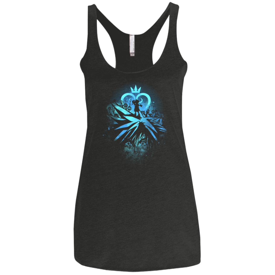 Face of Kingdom Women's Triblend Racerback Tank