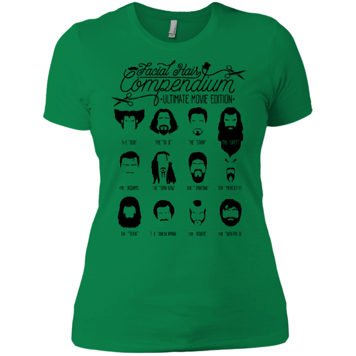 The Movie Facial Hair Compendium Women's Premium T-Shirt